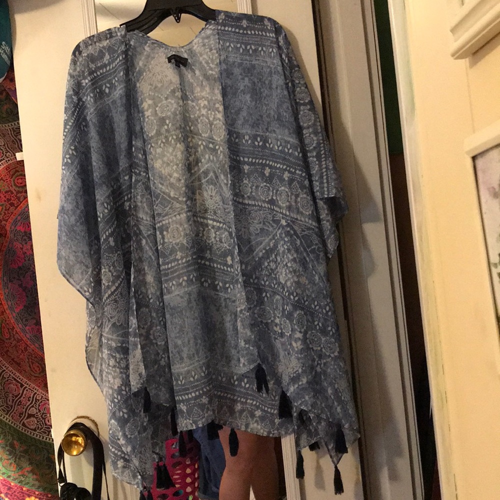 Drape cardigan/swim cover